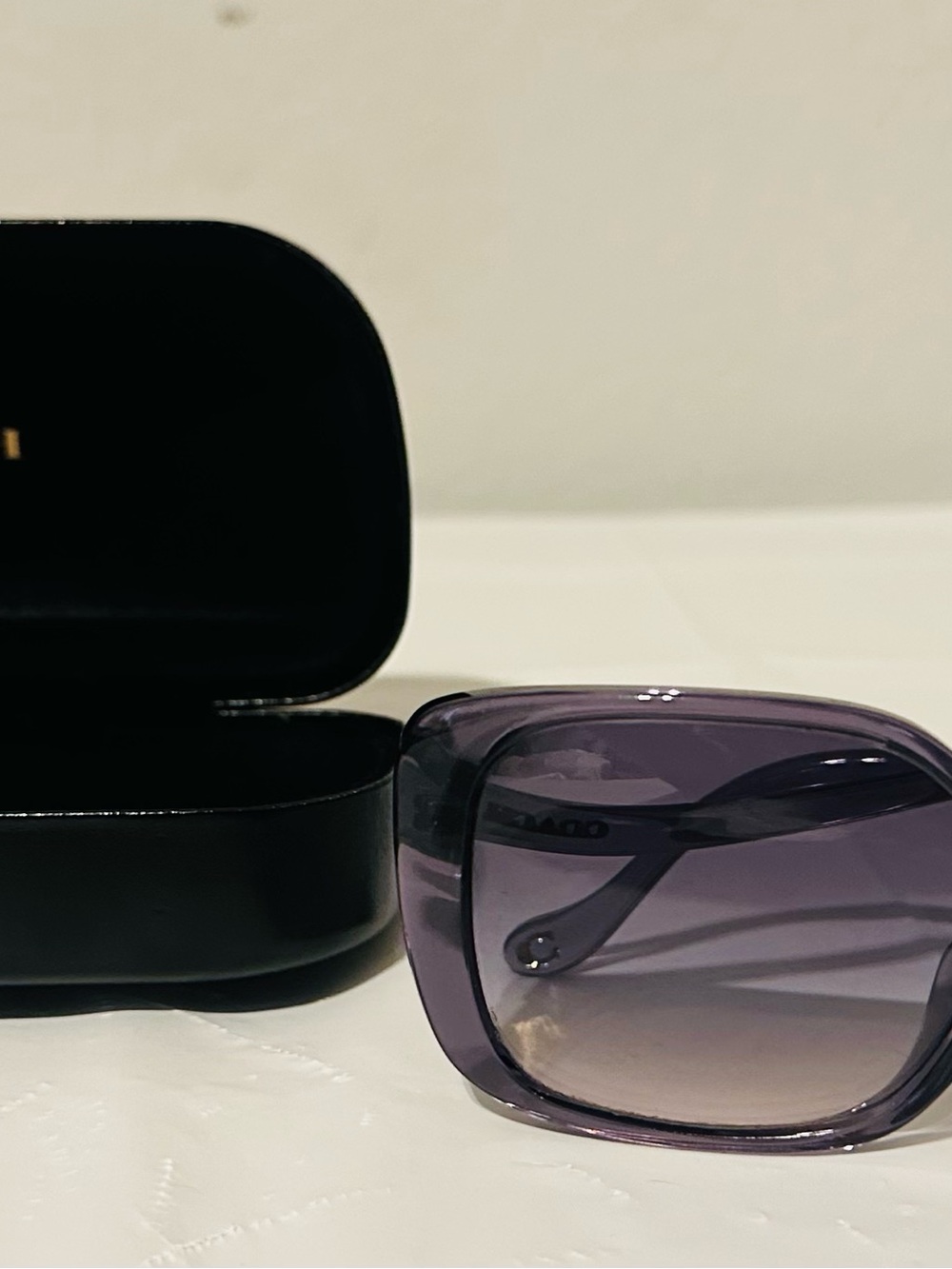 Coach Purple Oversized Women's Sunglasses